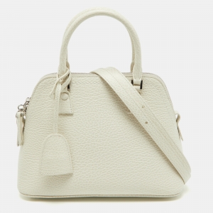 Maison Martin Margiela Grey Leather Dome Bag