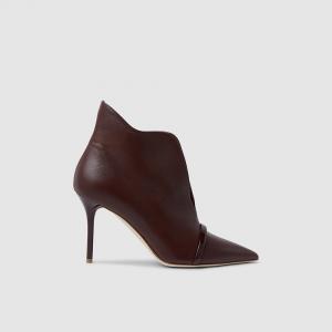 Pre Owned Malone Souliers Brown Cora Leather Ankle Boots Size IT 40