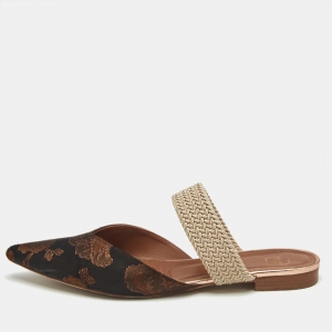Malone Souliers Multicolor Brocade Fabric Maisie Flat Sandals Size 40