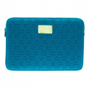 Marc by Marc Jacobs Turquoise Dreamy Logo Laptop Case