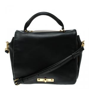 Marc By Marc Jacobs Black Leather Goodbye Columbus Top Handle Bag