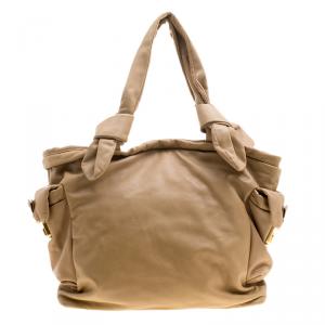 Pre Owned Marc by Marc Jacobs Camel Leather Shoulder Bag