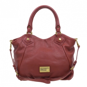 Pre Owned Marc by Marc Jacobs Rouge Leather Classic Q Fran Shoulder Bag