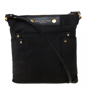 Pre Owned Marc by Marc Jacobs Black Nylon Preppy Sia Crossbody Bag