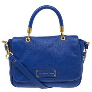 Pre Owned Marc by Marc Jacobs Blue Leather Lea Crossbody Bag