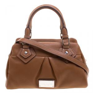 Marc Jacobs Brown Leather Small Groovee Satchel