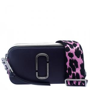 Marc Jacobs Nightshade Leather Small Snapshot Camera Bag