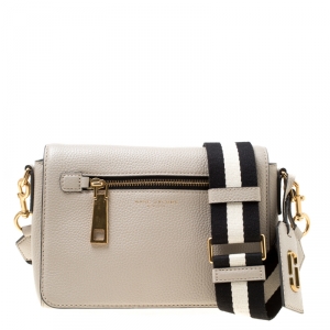Marc Jacobs Grey Leather Small Gotham Shoulder Bag
