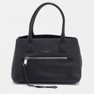 Pre Owned Marc Jacobs Black Leather Tote