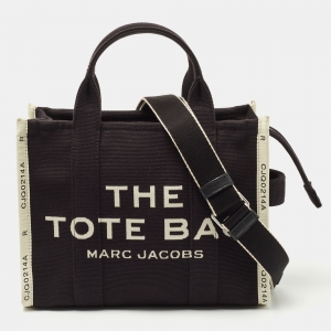 Pre Owned Marc Jacobs Black Fabric Medium The Tote Bag