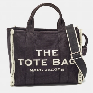 Marc Jacobs Black/White Canvas The Tote Bag