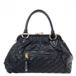 Pre Owned Marc Jacobs Black Stam Bag