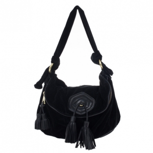 Marc Jacobs Kaleidoscope Flower Black Velvet Hobo 