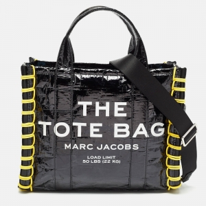 Marc Jacobs Black/Yellow Tarp Medium The Tote Bag
