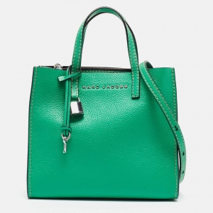 Marc Jacobs Green Leather Mini Grind Tote