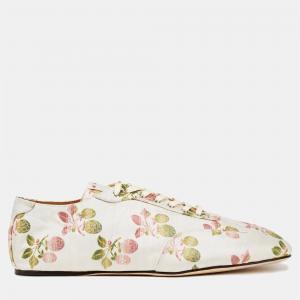 Marni Floral Fabric Lace Up Sneakers 40