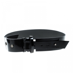 Marni Black Patent Leather Belt 80cm