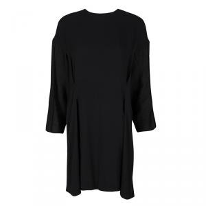 Marni Black Linen Sleeve Detail Drop Back Dress M