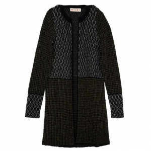 Marni Black Long Knit Cardigan M