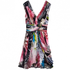 Matthew Williamson Multi-silk Printed Dress M