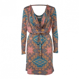 Matthew Williamson Multiprint Belted Shift Dress M