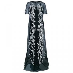 Matthew Williamson Monochrome Embroidered Dress M