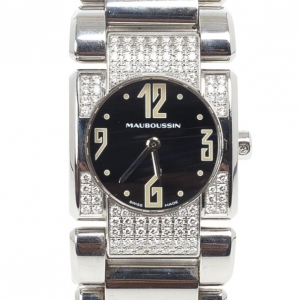 Mauboussin Alessandrine SS Diamond Womens Watch 24 MM