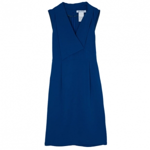Pre Owned Max Mara Royal Blue Dress M