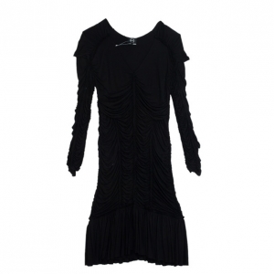 Pre Owned McQ by Alexander McQueen Ruched Dress M