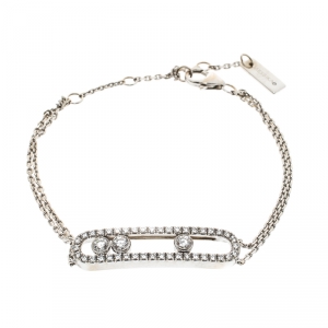 Messika Move Classic Pavé Diamonds & 18k White Gold Bracelet