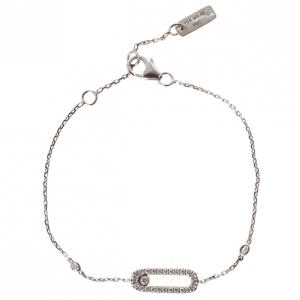 Messika Baby Move Diamond Pavé 18 K White Gold Bracelet