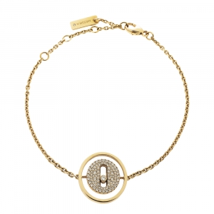 Messika Lucky Move Pavé Diamond 18K Rose Gold Bracelet