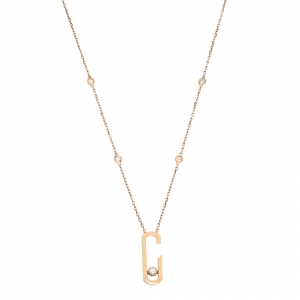 Messika Move Addiction Diamond 18k Rose Gold Necklace