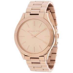 Michael Kors Rose Gold Plated Steel Runway MK3197 Women's Wristwatch 42MM