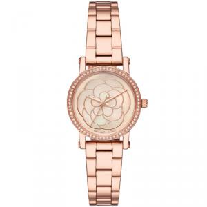Michael Kors MOP Rose Gold Plated Steel Petite Norie MK3892 Women's Wristwatch 28MM
