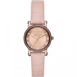 Pre Owned Michael Kors Rose Gold Stainless Steel Norie MK2723 Women's Wristwatch 28MM