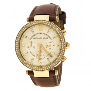 Michael Kors Gold Tone Parker Chronograph MK2249 Women's Wristwatch 39 mm