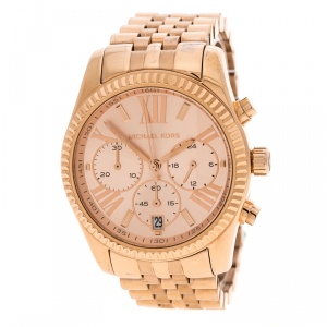 Michael Kors Rose Gold Plated Steel Lexington MK5569 Women's Wristwatch 38 mm