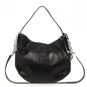 Pre Owned MICHAEL Michael Kors Black Bennet Large Leather Shoulder Bag