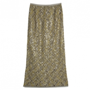 Pre Owned Missoni Maxi Sequin Skirt M