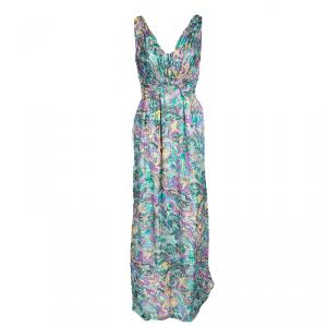 Missoni Multicolor Printed Sleeveless Maxi Dress S