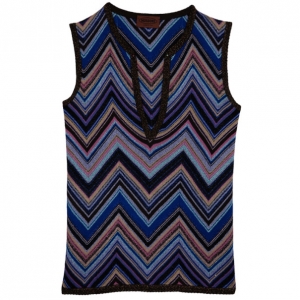 Pre Owned Missoni Sleeveless Knit Top M