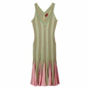 Missoni Multicolored Striped Knit Dress S