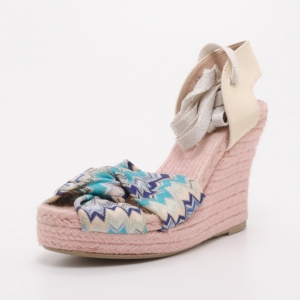 Pre Owned Missoni Espadrille Wedges Size 40