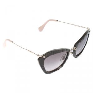 Miu Miu Grey SMU 10N Cat Eye Sunglasses