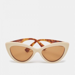 Miu Miu Brown/Beige SMU04Y Cat Eye Sunglasses