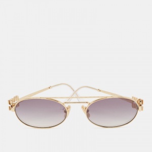 Miu Miu Gold/Black Gradient SMU54Z Oval Sunglasses