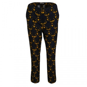 Miu Miu Multicolor Printed Wool Tapered Pants S