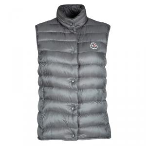 Moncler Grey Puffer Down Liane Gilet S