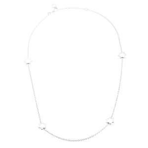 Pre Owned Montblanc Emblem Silver Station Necklace